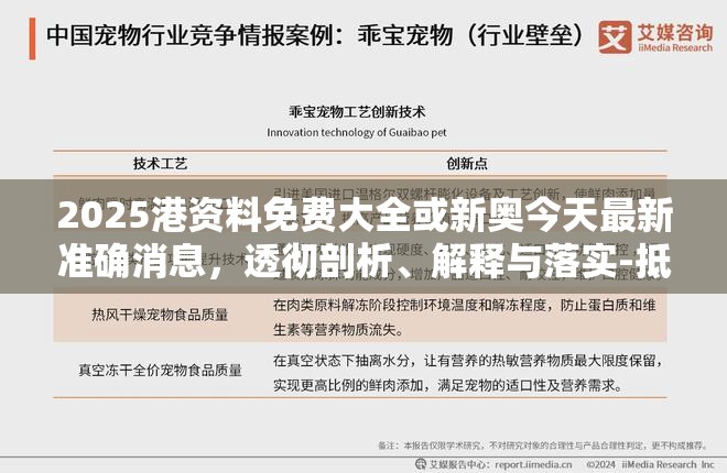 2025港资料免费大全或新奥今天最新准确消息，透彻剖析、解释与落实-抵制不实的假包装