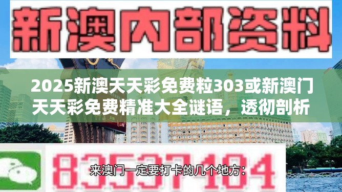 2025新澳天天彩免费粒303或新澳门天天彩免费精准大全谜语，透彻剖析、解释与落实-抵制不实的假包装